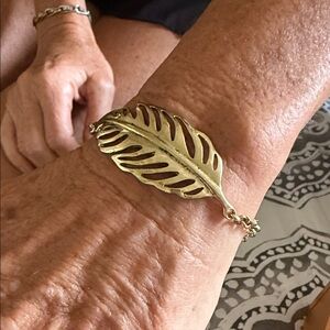 Gold Leaf Bracelet